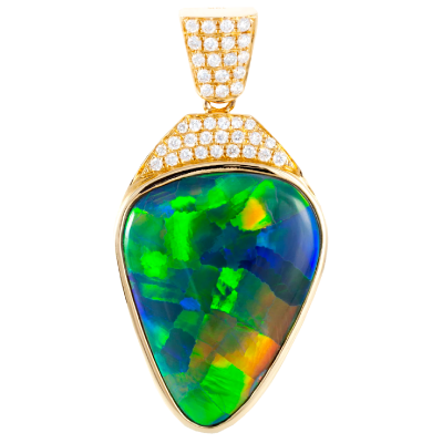 Australian Opal Pendants Real Black Opal Pendants Opal Cutters