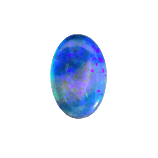 Vibrant Blue Opal Gemstone