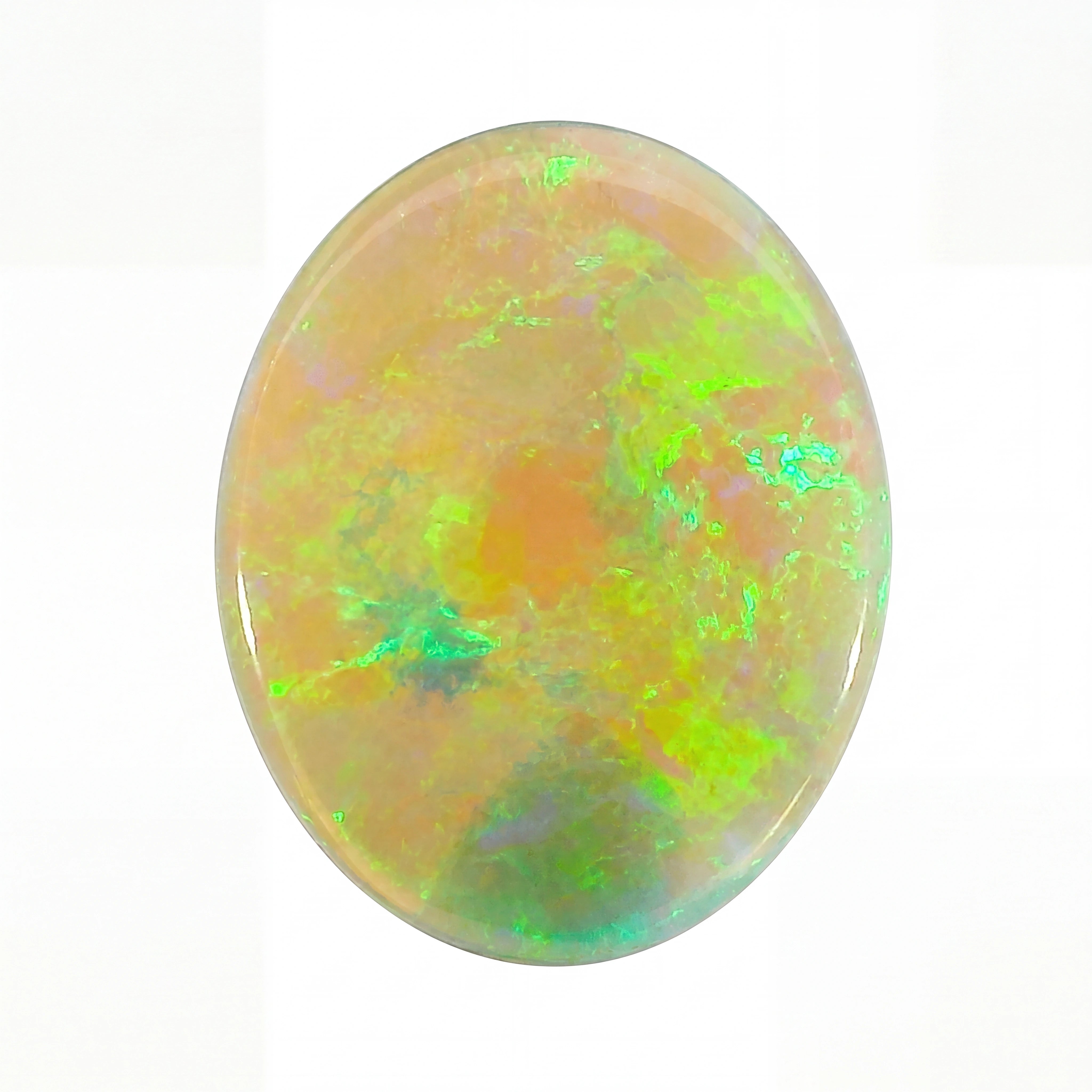 Opal stone with colourful play of light