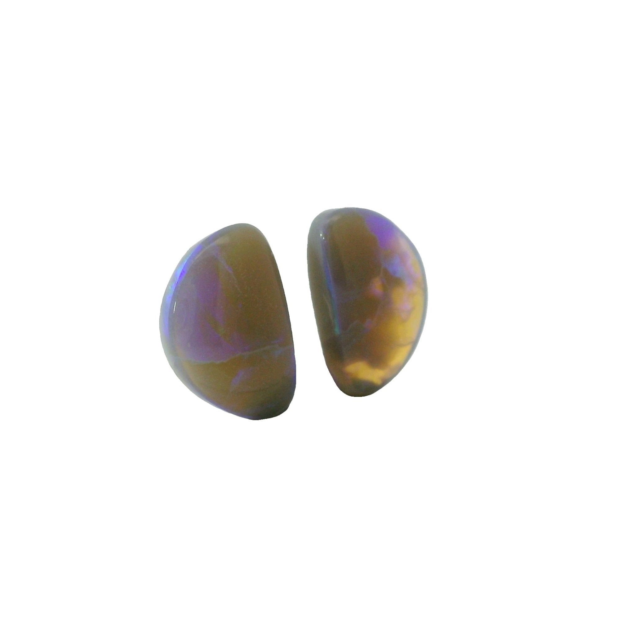 Australian Dark Opal Loose (Pair) - Australian Opal Cutters and Pearl Divers