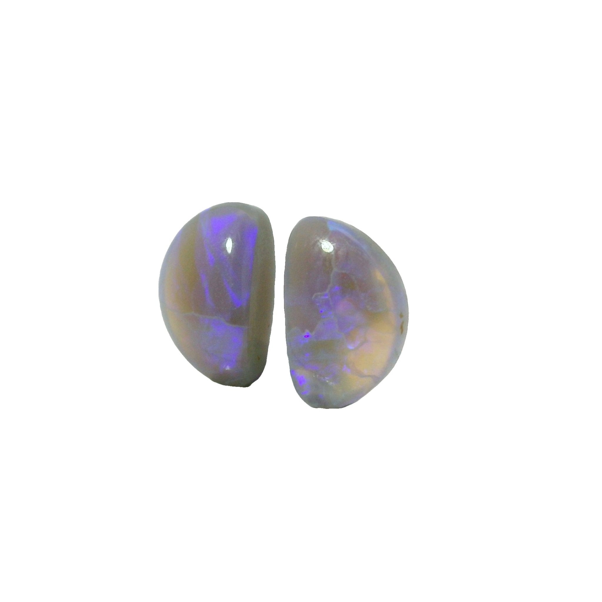 Australian Dark Opal Loose (Pair) - Australian Opal Cutters and Pearl Divers