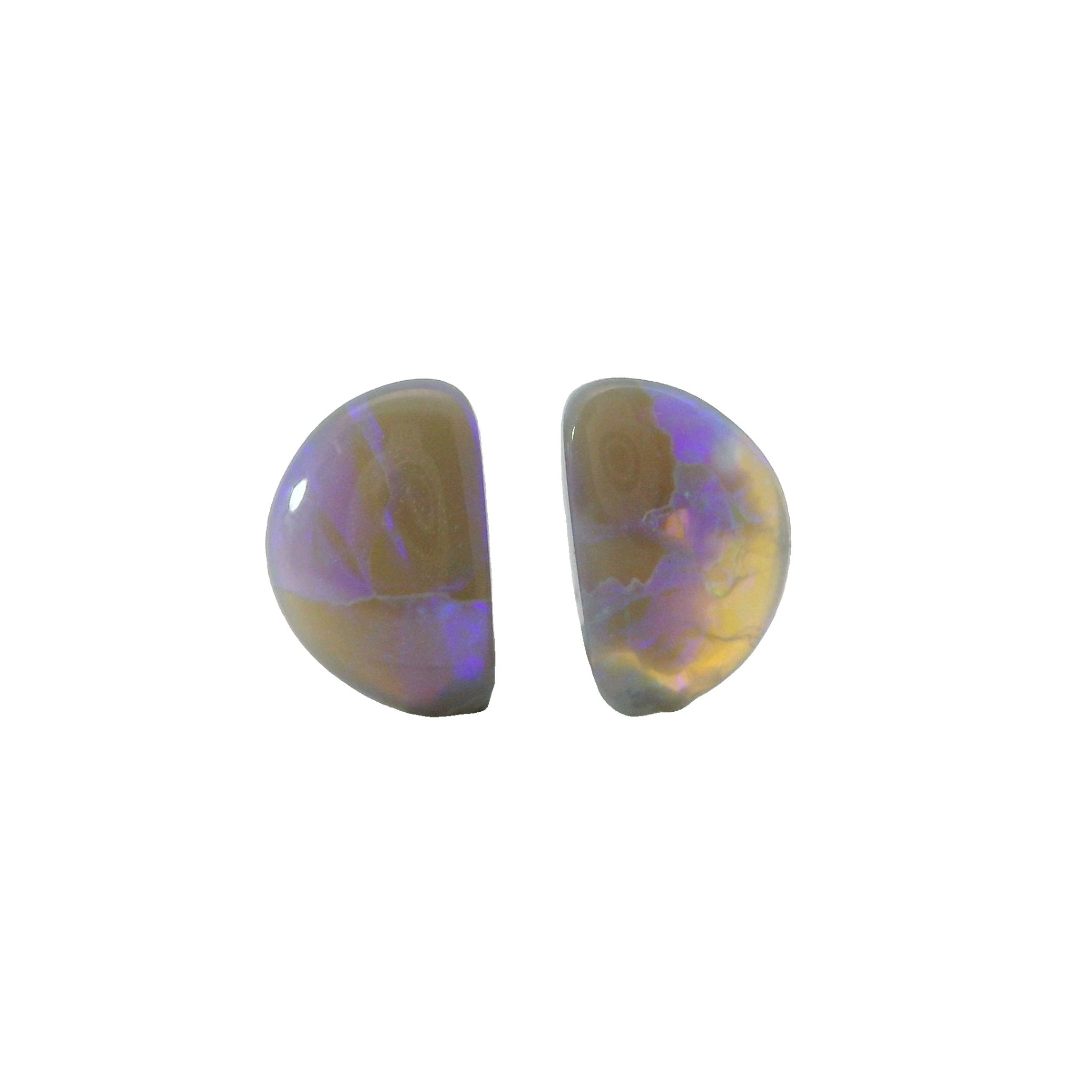 Australian Dark Opal Loose (Pair) - Australian Opal Cutters and Pearl Divers