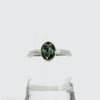Triplet Opal Ring in Stainless Steel - Multicolour Triplet Opal Ring in Stainless Steel - Multicolour
