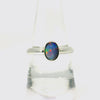 Doublet Opal Ring in 925 Sterling Silver - Multicolour Doublet Opal Ring in 925 Sterling Silver - Multicolour