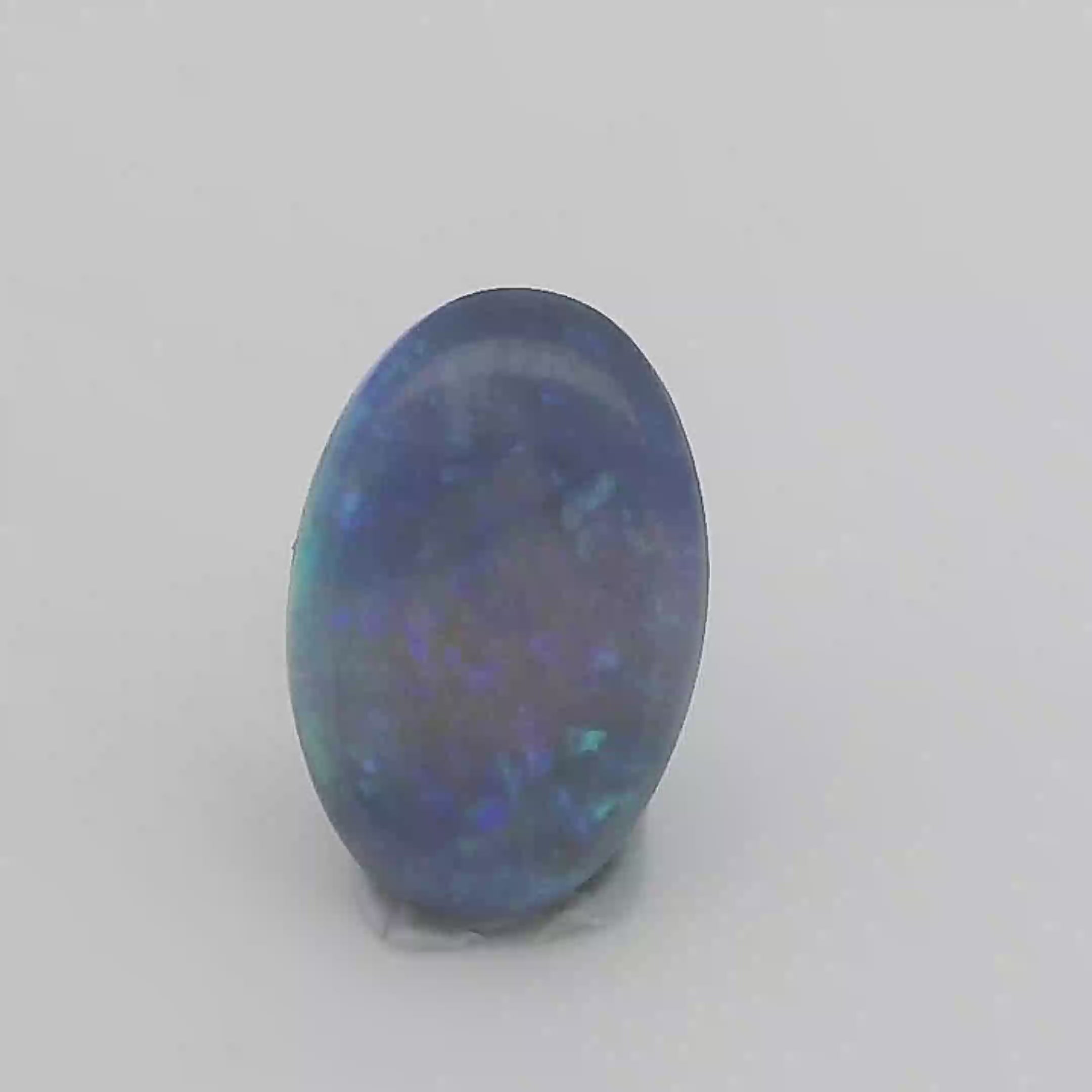 Vibrant Blue Opal Gemstone