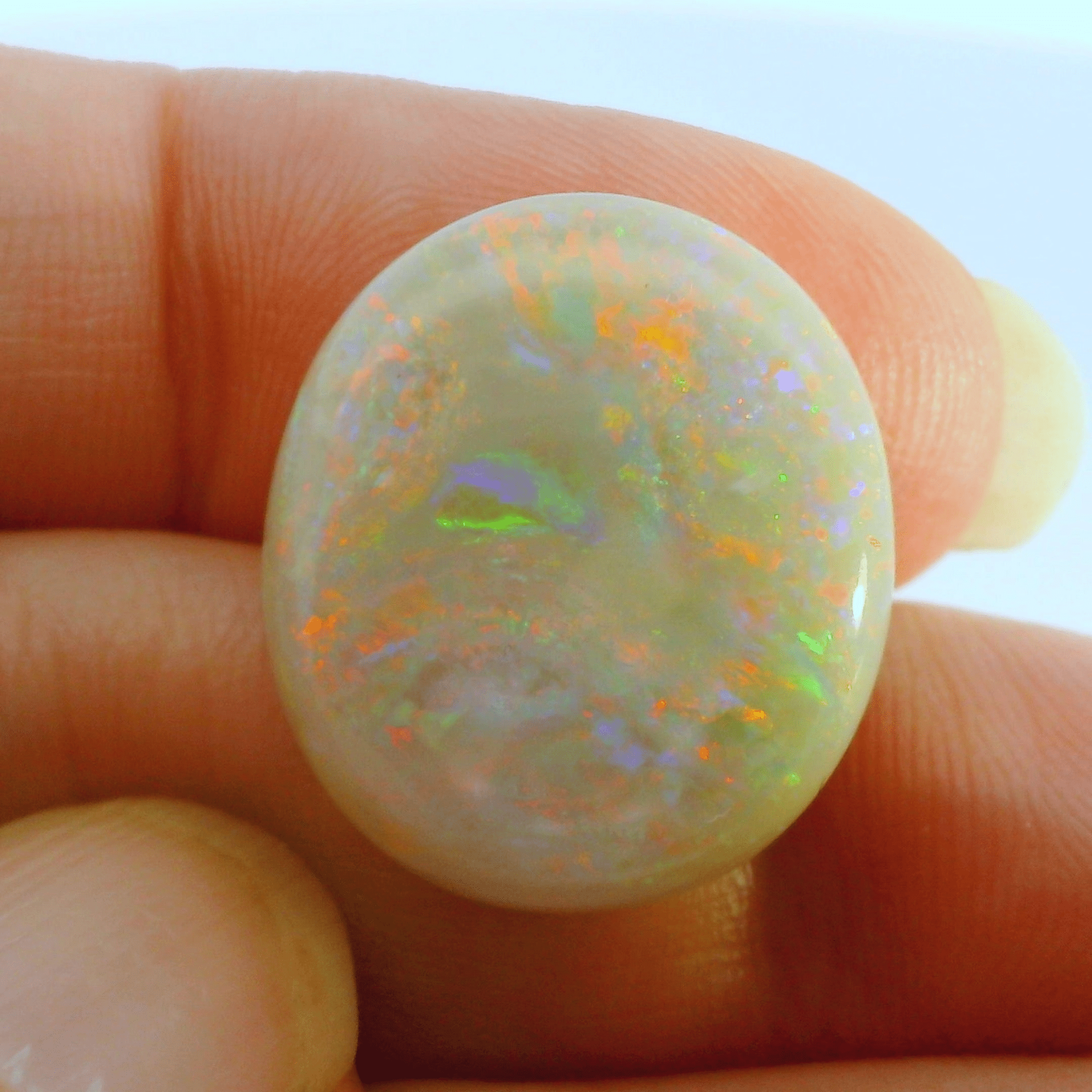 Vibrant Opal Gemstone Sphere - Australian Opal Cutters and Pearl Divers