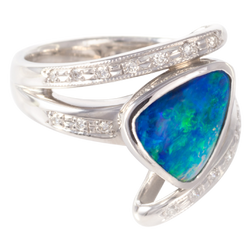 Opal Rings Australian Gold Rings Silver Opal Rings Opal Cutters