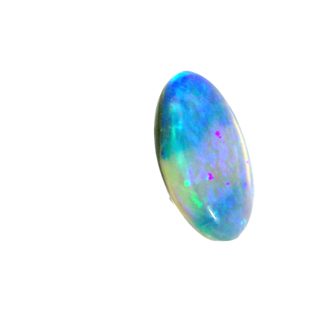 Vibrant Blue Opal Gemstone