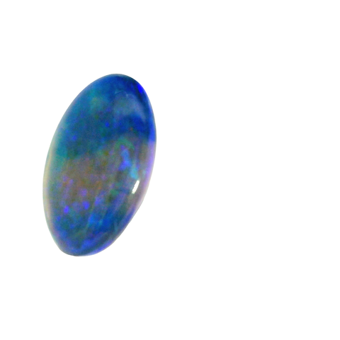 Vibrant Blue Opal Gemstone