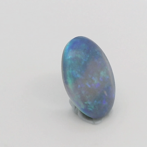 Vibrant Blue Opal Gemstone