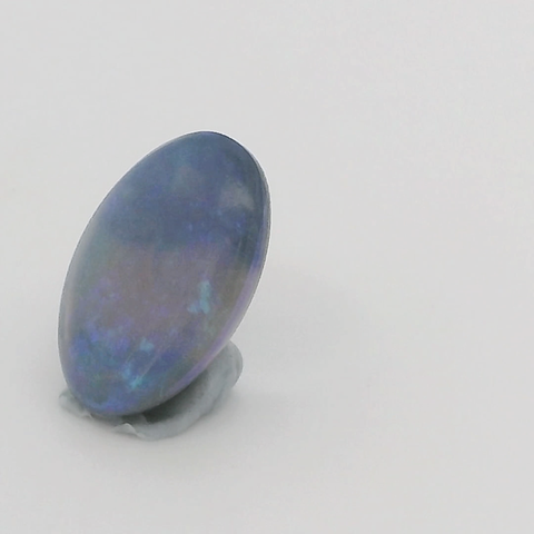 Vibrant Blue Opal Gemstone