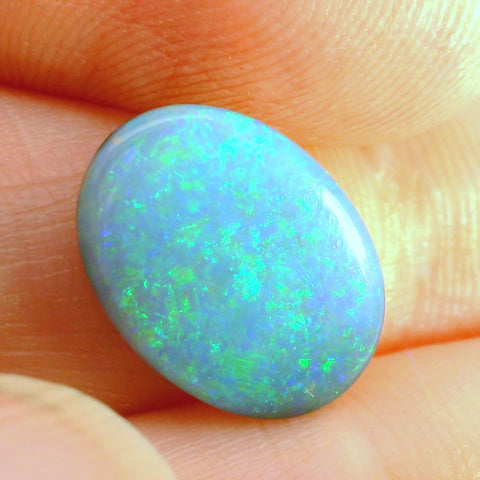 Vibrant Blue Opal Gemstone