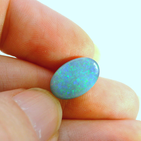 Vibrant Blue Opal Gemstone
