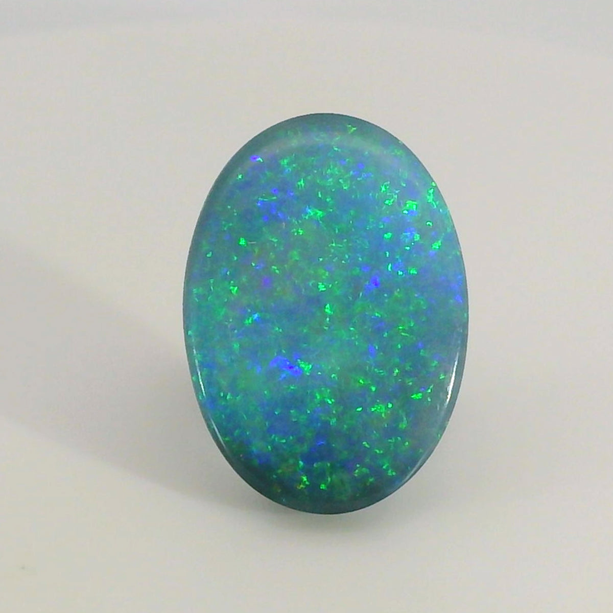Vibrant Blue Opal Gemstone