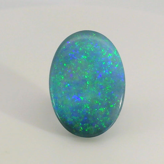 Vibrant Blue Opal Gemstone