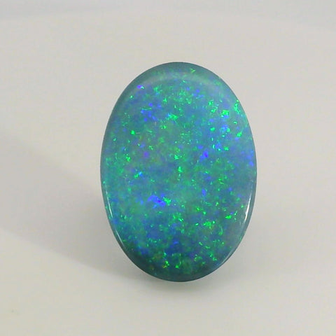 Vibrant Blue Opal Gemstone