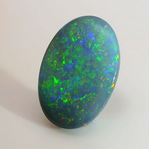 Vibrant Blue Opal Gemstone