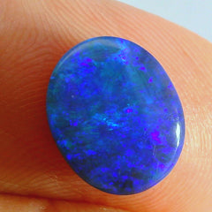 Vibrant Blue Opal Gemstone