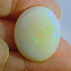 Radiant White Opal Gemstone