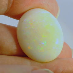 Radiant White Opal Gemstone
