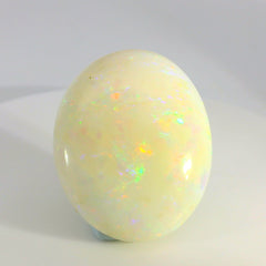Radiant White Opal Gemstone