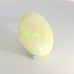 Radiant White Opal Gemstone