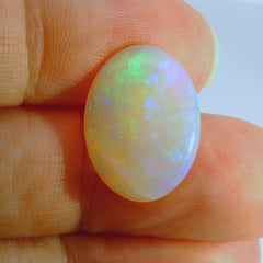 Radiant Opal Gemstone in Hand