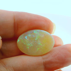 Vibrant Yellow Opal Gemstone