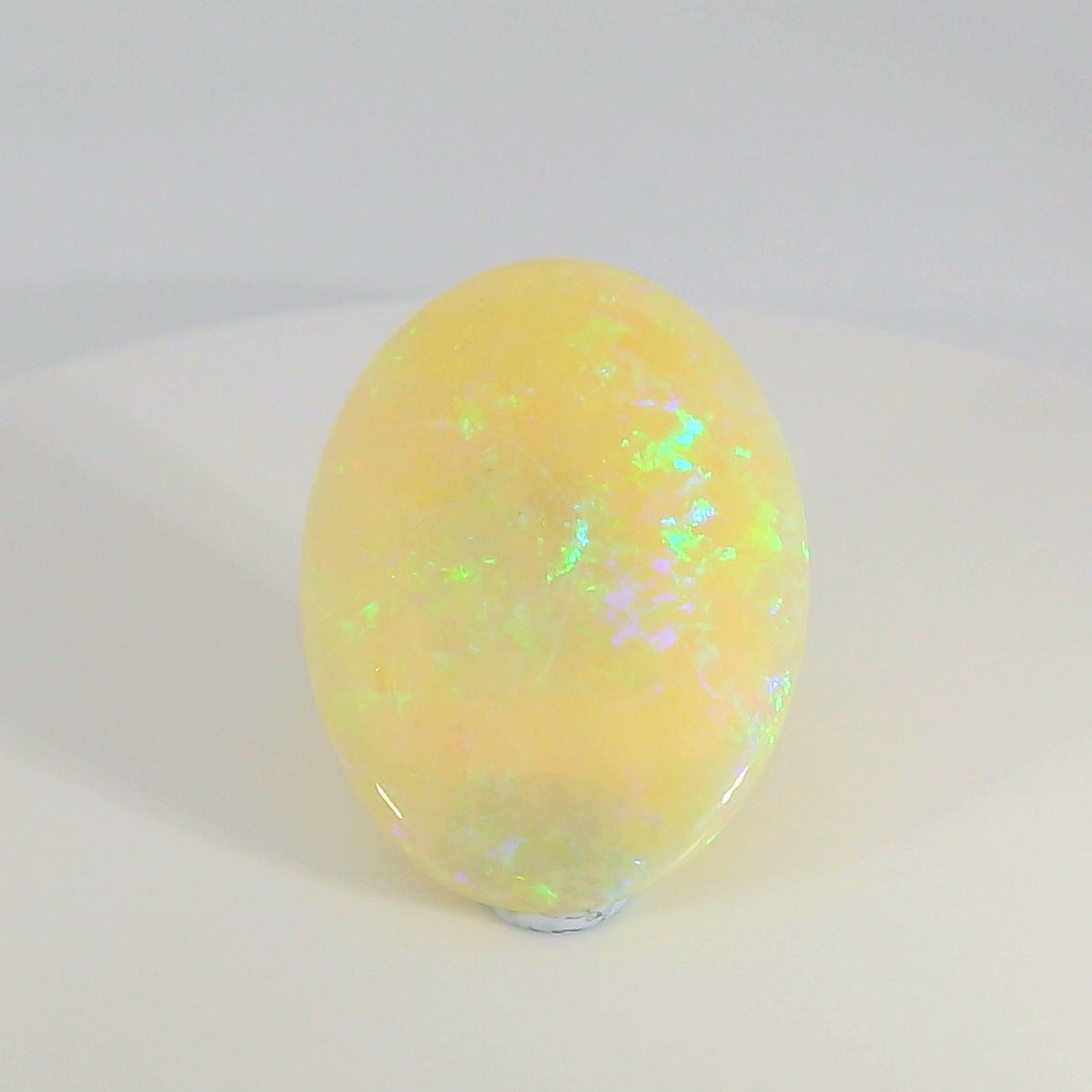 Vibrant Yellow Opal Gemstone
