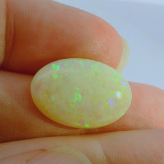 Vibrant Yellow Opal Gemstone