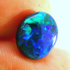 Vibrant Blue Opal Gemstone