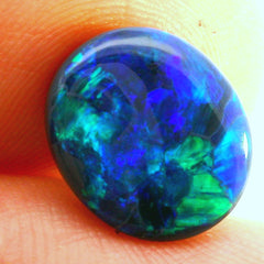 Vibrant Blue Opal Gemstone