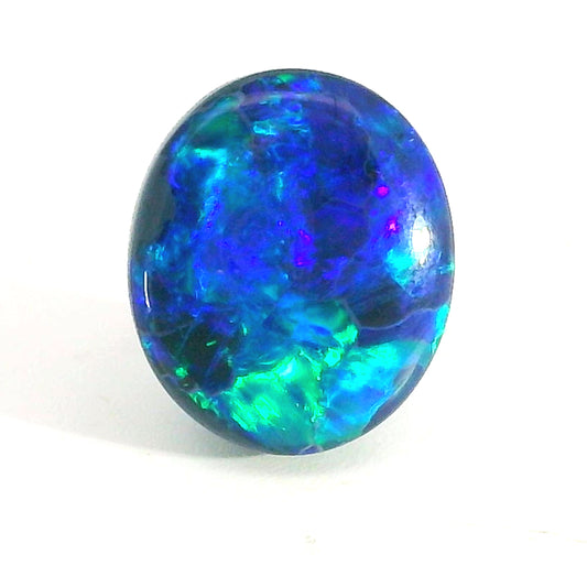 Vibrant Blue Opal Gemstone