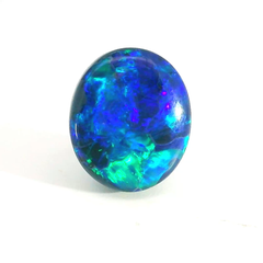 Vibrant Blue Opal Gemstone