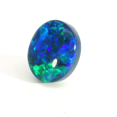 Vibrant Blue Opal Gemstone