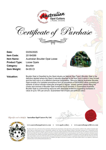 Australian Boulder Opal Loose