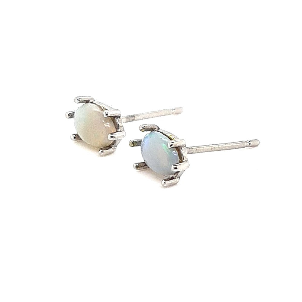 Australian Opal Triplet Earrings set in Stainless Steel