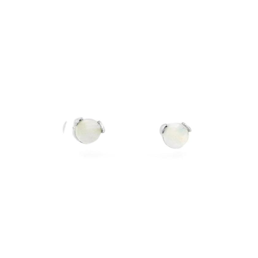 Australian Opal Light Earrings set in Sterling Silver