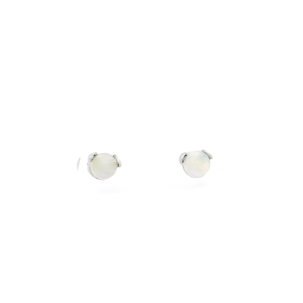 Australian Opal Light Earrings set in Sterling Silver