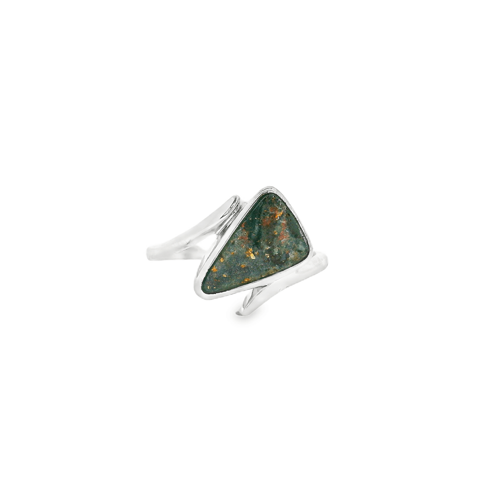 Australian Opal Boulder Ring set in Sterling Silver