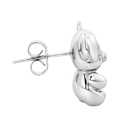 Triplet Opal Koala Earrings in Stainless Steel - Multicolour