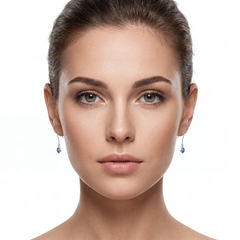 Triplet Opal Earrings in Stainless Steel - Multicolour