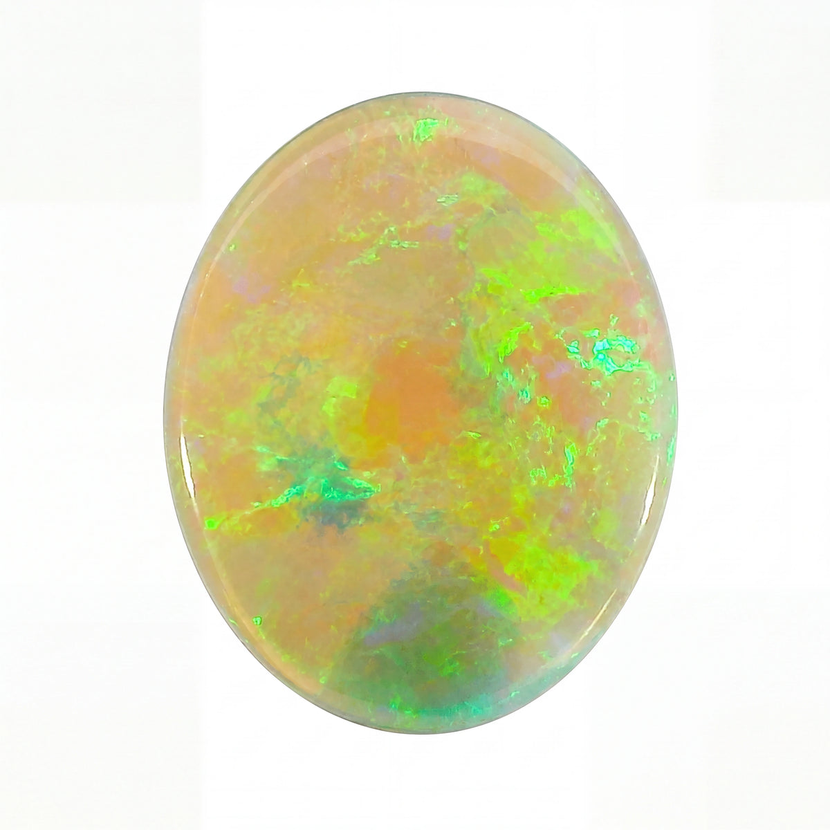 Opal stone with colourful play of light