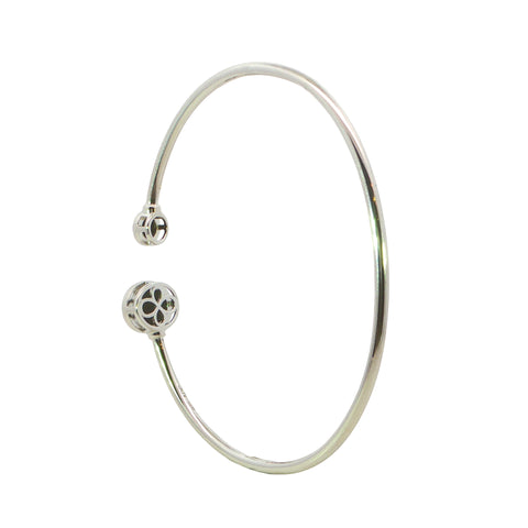 Triplet Opal Bangle set in 925 Sterling Silver - Multicolour