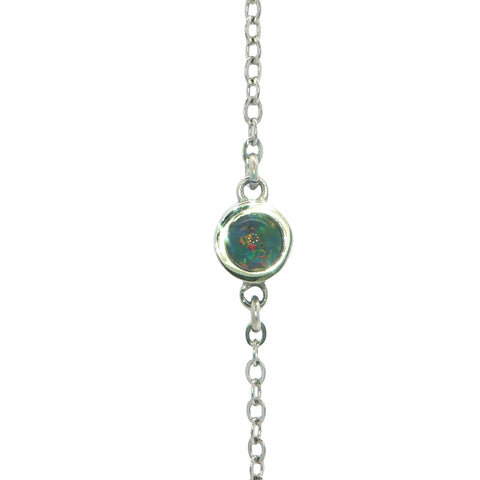 Triplet Opal Bracelet in Stainless Steel