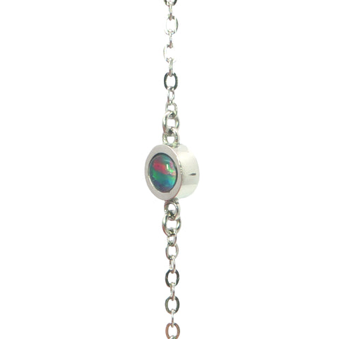 Triplet Opal Bracelet in Stainless Steel