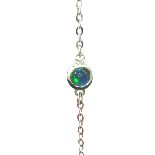 Triplet Opal Bracelet in Stainless Steel