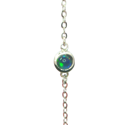 Triplet Opal Bracelet in Stainless Steel