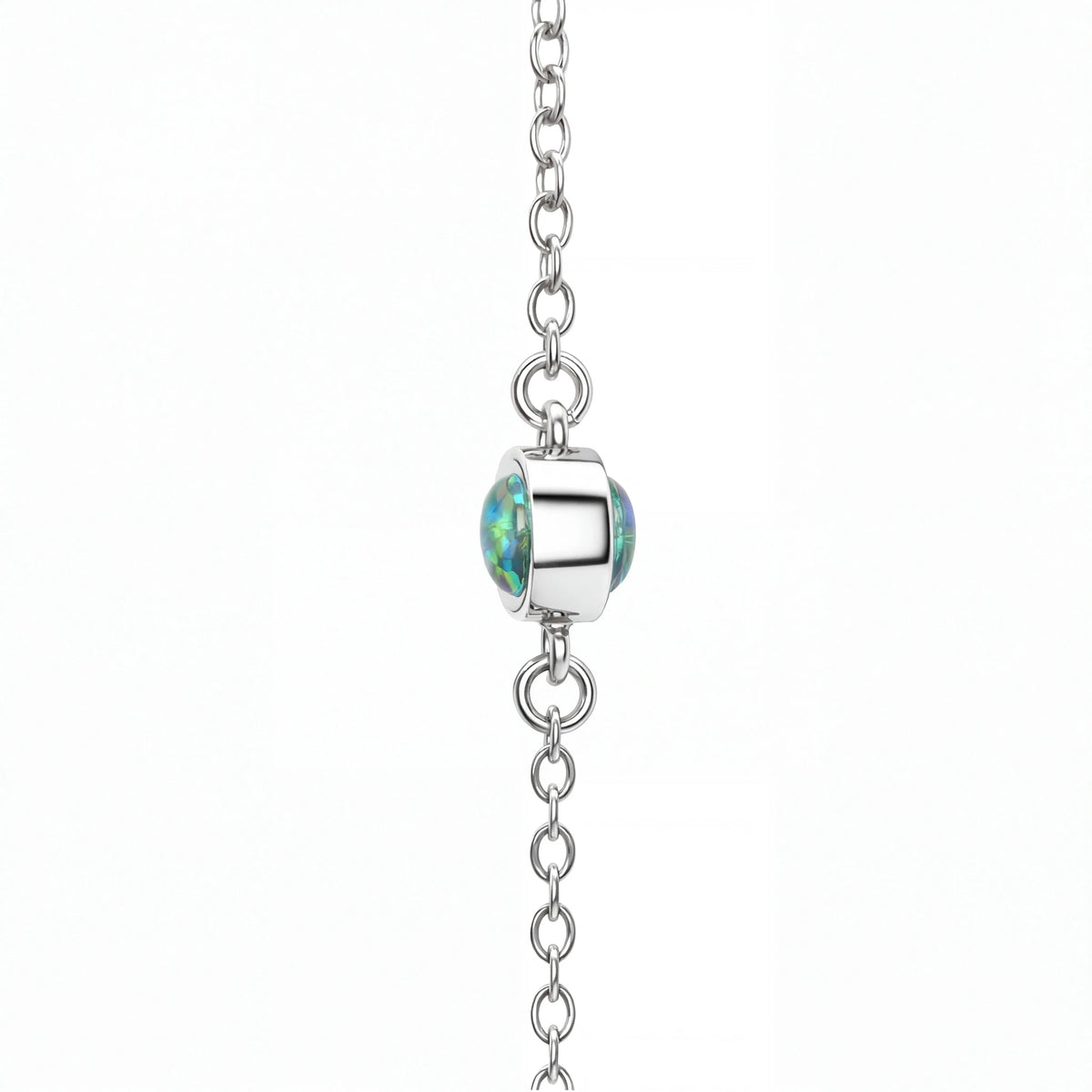Triplet Opal Bracelet in Stainless Steel - Australian Opal Cutters and Pearl Divers