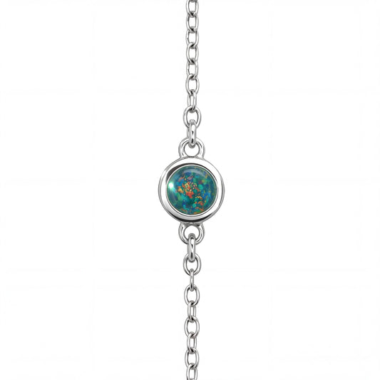 Triplet Opal Bracelet in Stainless Steel - Australian Opal Cutters and Pearl Divers